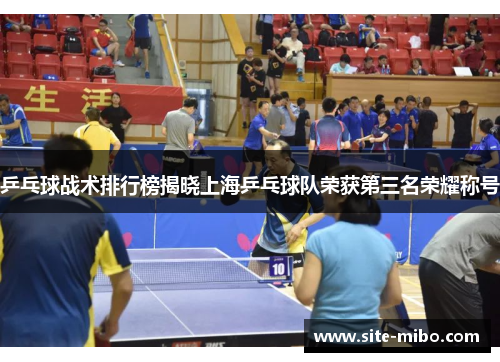 乒乓球战术排行榜揭晓上海乒乓球队荣获第三名荣耀称号